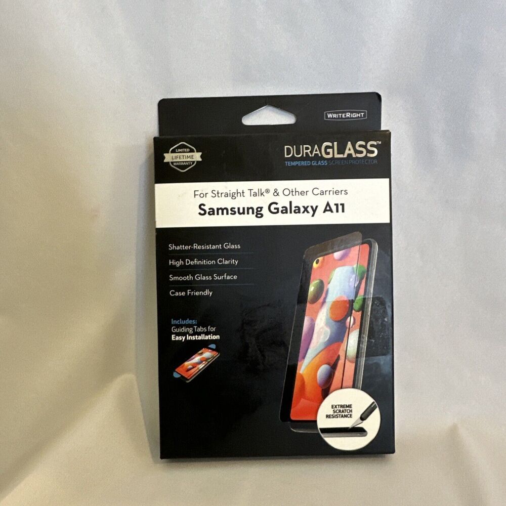 DuraGLASS Tempered Glass Screen Protector Galaxy A11